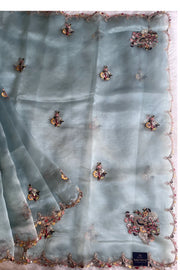 Tissue Organza Saree 5822 02