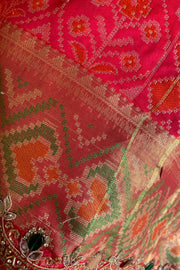 Patola Jewel Work Banarasi Saree 5862 02 (Pre Order)
