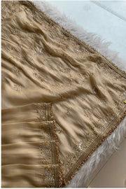 Beige Tissue Organza Saree 5765 07 (PRE ORDER)