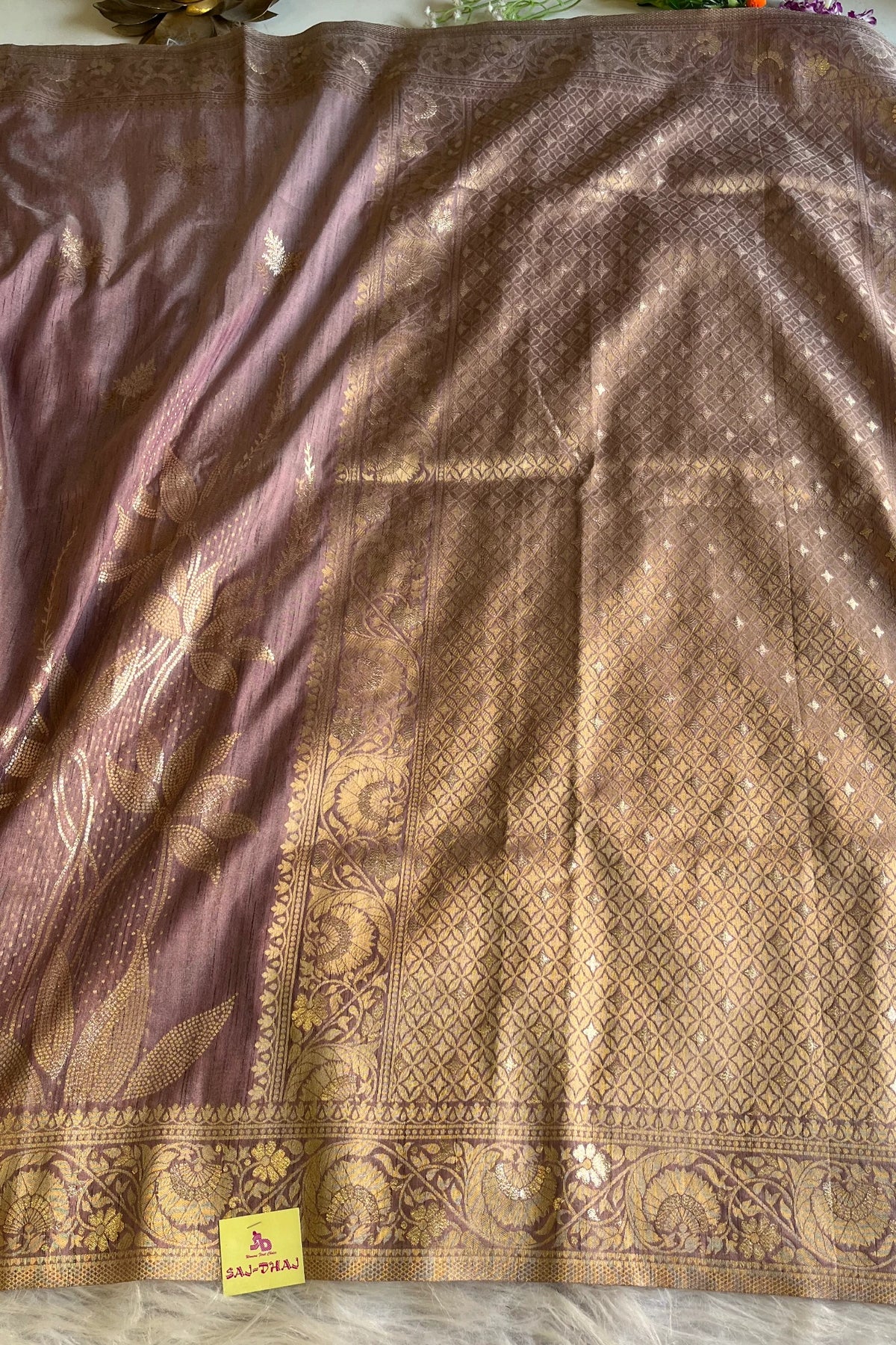 Mauve Kanchi Silk Saree   5314 06