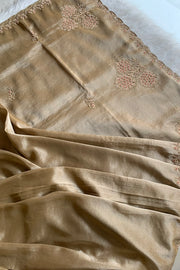 Golden Kanchi Tissue Saree 5640 07