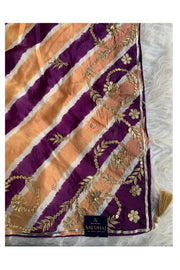 Leheriya Russian Silk Saree 5825 01 (PRE ORDER)