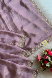 Purple Kanchi Silk Saree 5453 04
