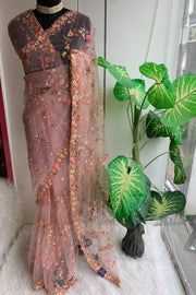Elegant Net Jaal Saree 5122 01