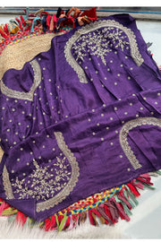 Jayanti Reddy Purple Russian Silk Saree 5650 15 (PRE ORDER)