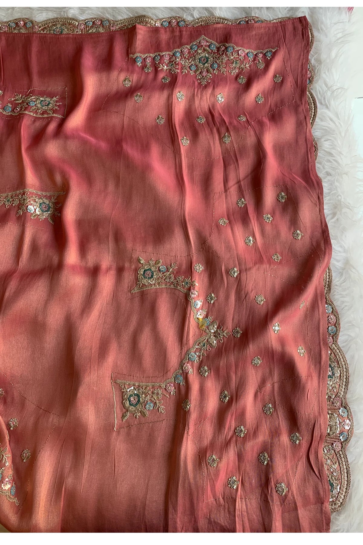 Blush Pink Kanchipuram Silk Saree 5687 16