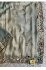 Light Blue Soft Tissue Saree 5647 10 (PRE ORDER)