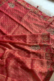 Jamawar Border Tissue Saree 5763 08