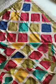 Multicolor Russian Silk Saree Border 5755 04