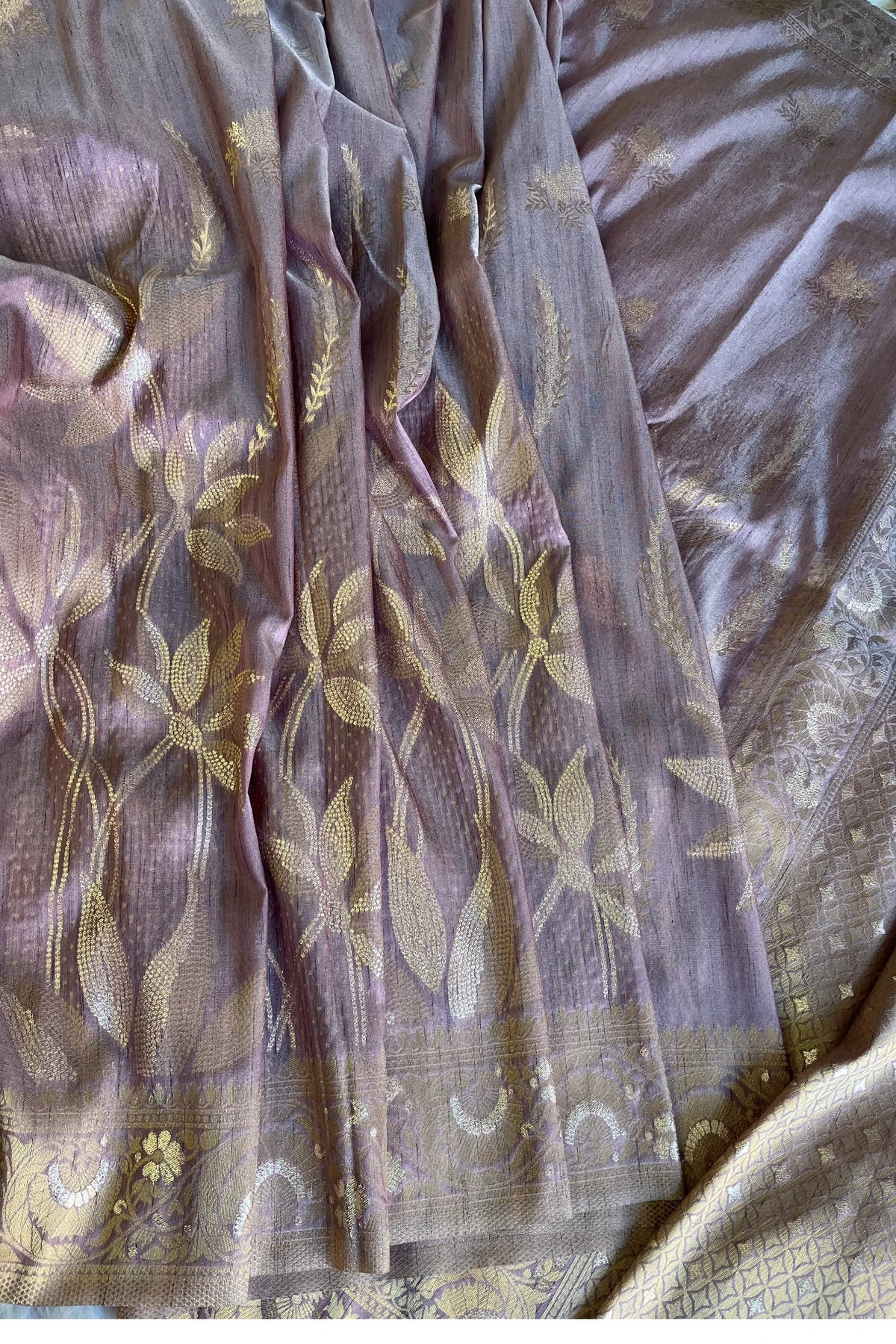 Mauve Kanchi Silk Saree   5314 06