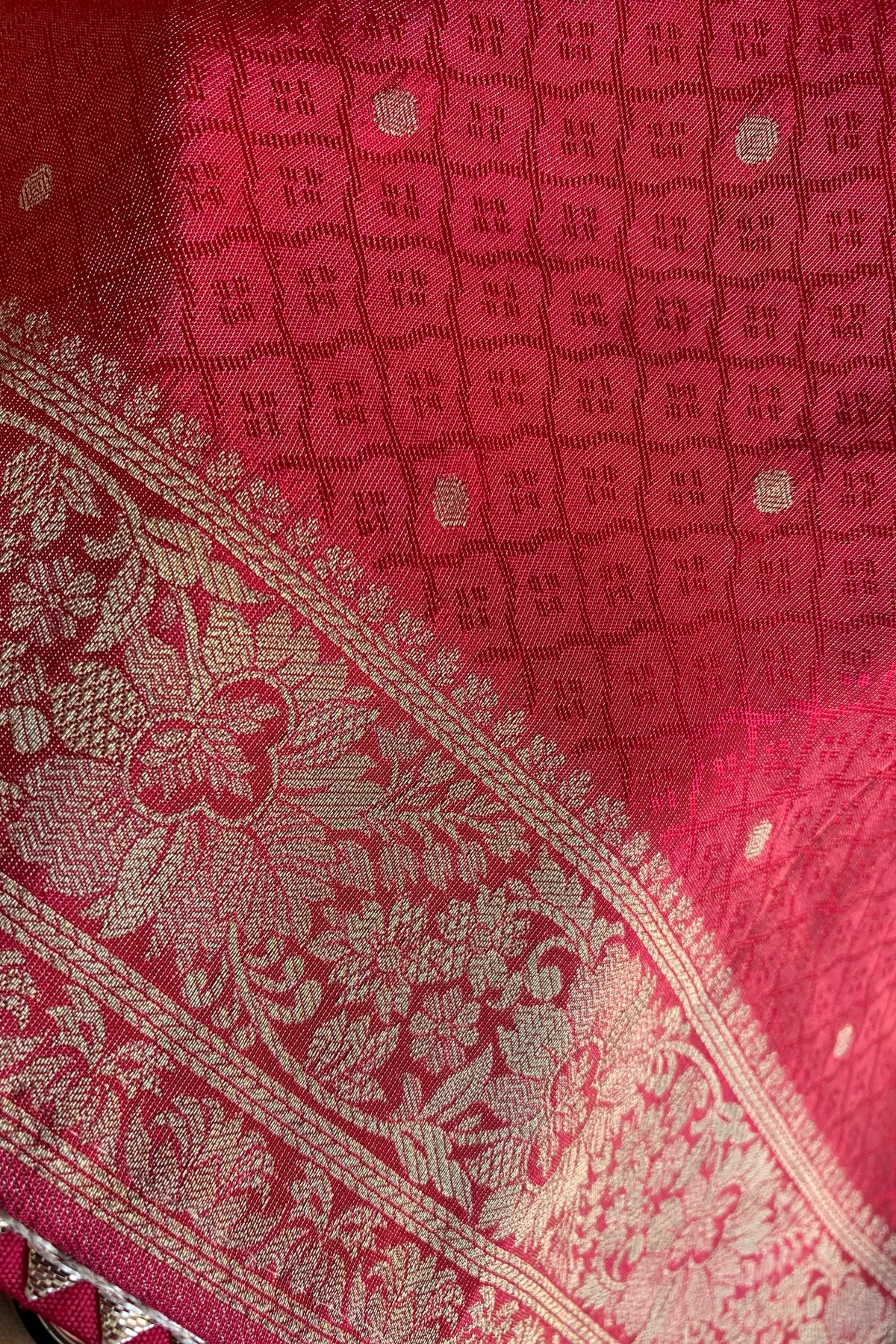 Red Banarasi Saree 5763 07