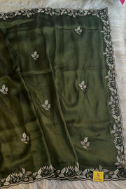 Emerald Green opulent Saree 4999-03