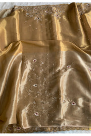 Gold Kanchipuram Silk Saree 5766 02 (PRE ORDER)