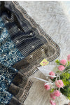 Ink Blue Patola Print Saree 5141 15