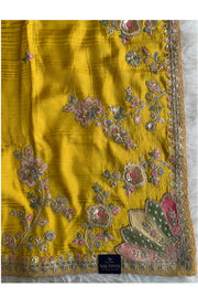 Saree Multicolour Embroidery 5786 01