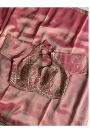 Pastel Pink Tissue Silk Saree 5525 07