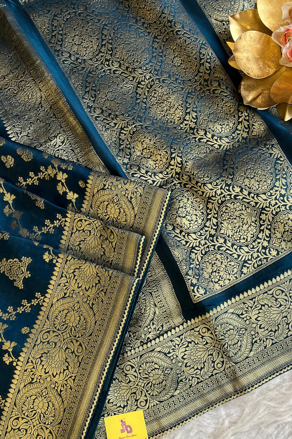 Royal Blue Banarasi  Saree  5176 08