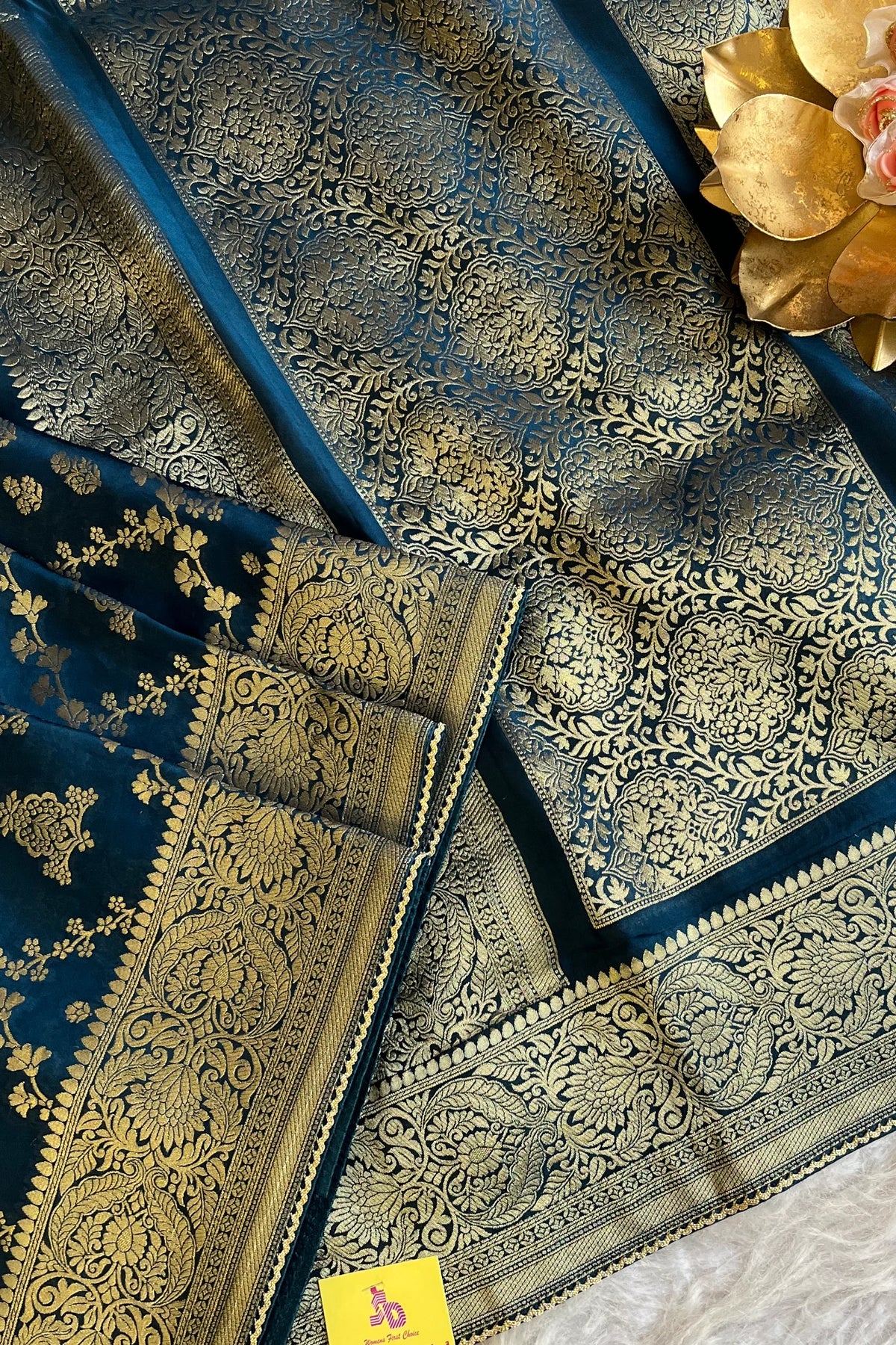 Royal Blue Banarasi  Saree  5176 08